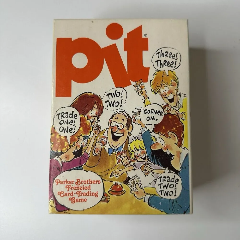 Vintage 1981 Pit Parker Brothers‎ Game BOX ONLY Replacement No.661